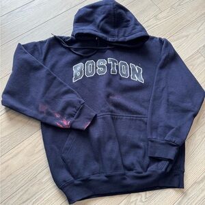 Navy Blue Boston Hoodie